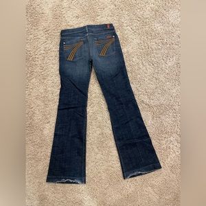 7 For All Mankind Dark Wash Boot Cut Jeans sz 29
